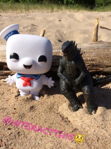 Stay Puft and Godzilla had a wonderful time at Pancake Bay, Ontario.